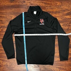 Nike Men's 1/4 Zip Jacket Black Large